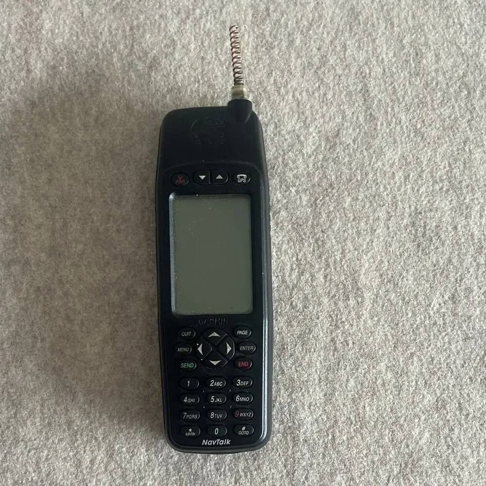 Garmin NavTalk Bar Phone/Communicator Black Unlocked Android w/ Antenna Battery